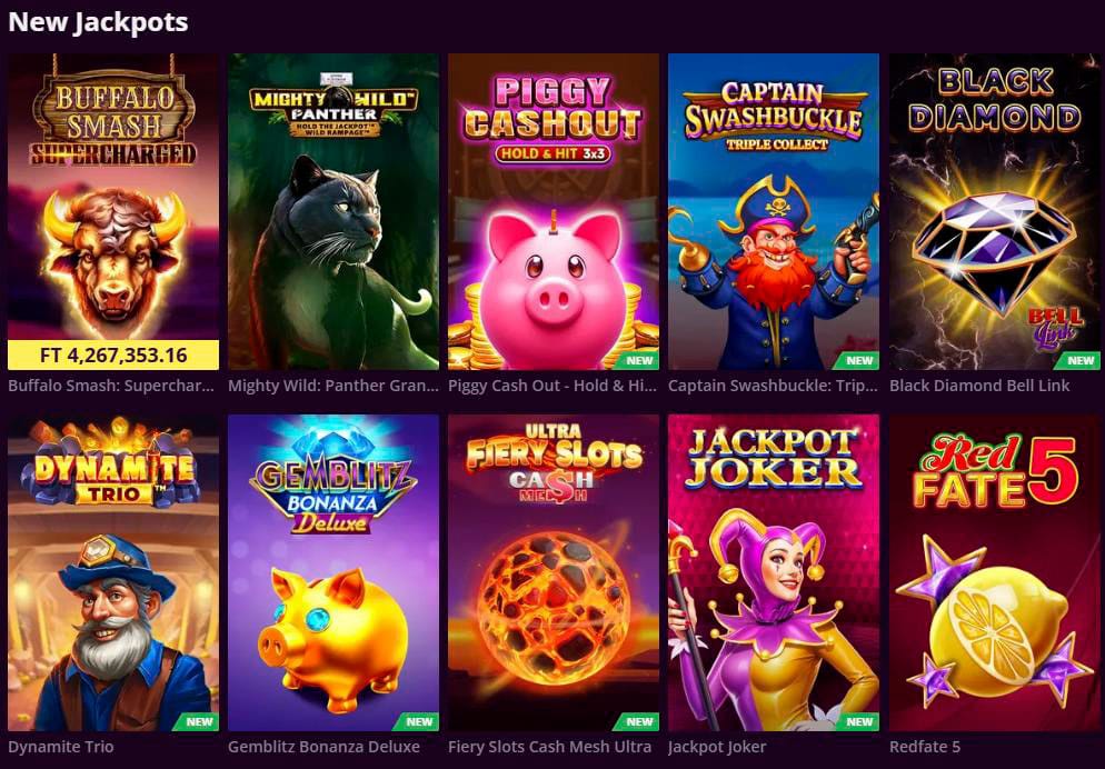 new jackpots malina casino