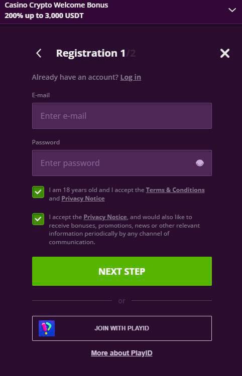 sign up malina casino