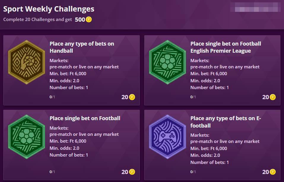 sport challenges malina casino